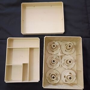 Singer Touch & Sew Fashion Discs #51-56 w/ Case Vintage Sewing Machine Cams B